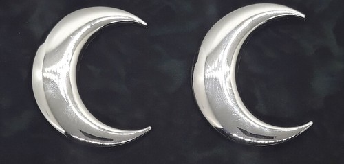 Large crescent moon concho - moon,
