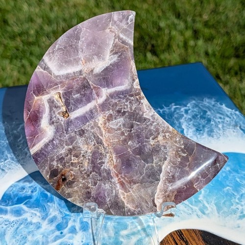 Dream amethyst crescent - 5.3",
